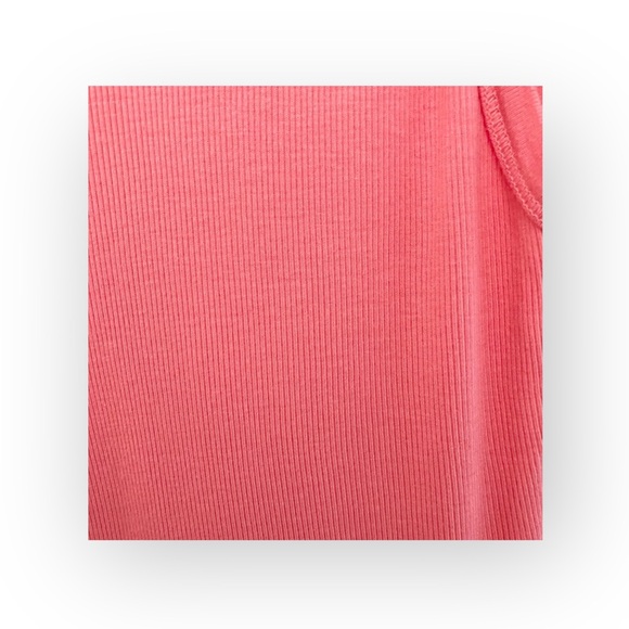 new Splendid ✶ Classic Micro Modal Ribbed Rib Tank Top ✶ Coral Hot Pink ✶ Large - Picture 7 of 16